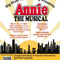 Annie the musical poster